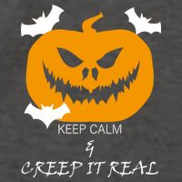 Keep Calm and Creep It Real Vector Backpack