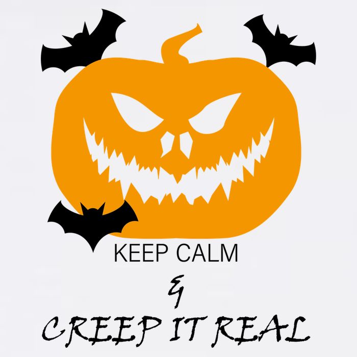 Keep Calm and Creep It Real Garment-Dyed Sweatshirt