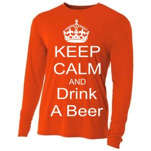 Keep Calm and Drink Beer Cooling Performance Long Sleeve Crew