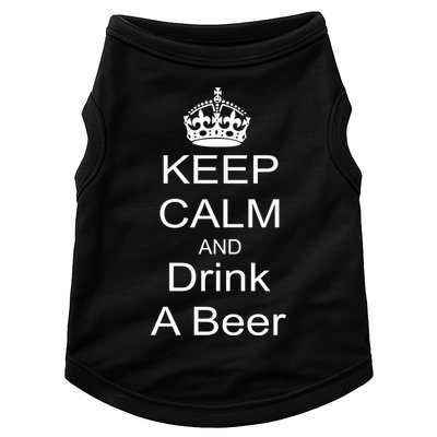 Keep Calm and Drink Beer Doggie Tank