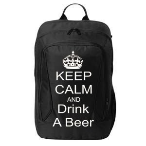 Keep Calm and Drink Beer City Backpack