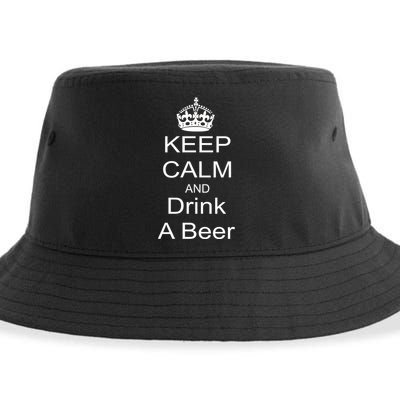 Keep Calm and Drink Beer Sustainable Bucket Hat