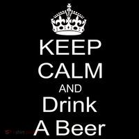 Keep Calm and Drink Beer Button