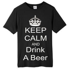 Keep Calm and Drink Beer Tall Fusion ChromaSoft Performance T-Shirt