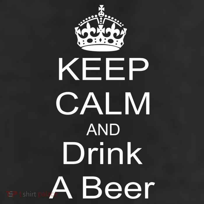 Keep Calm and Drink Beer 11oz C Handle Ceramic Mug