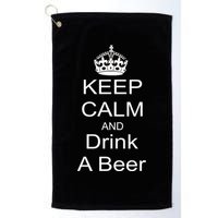 Keep Calm and Drink Beer Golf Towel