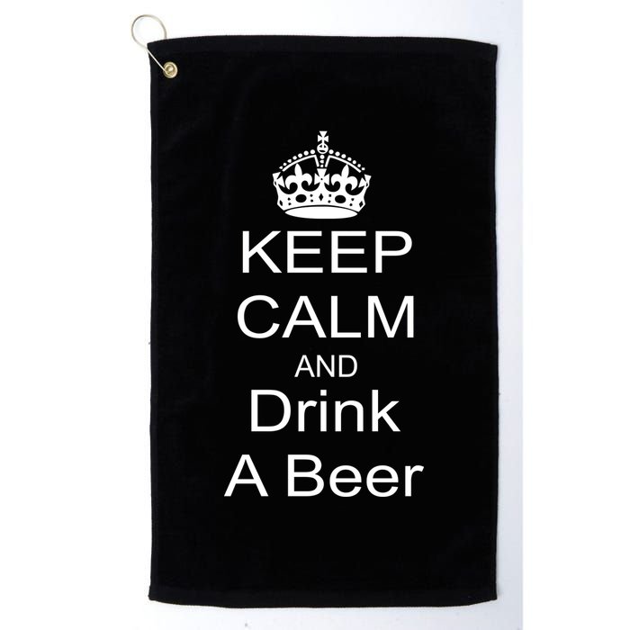 Keep Calm and Drink Beer Golf Towel