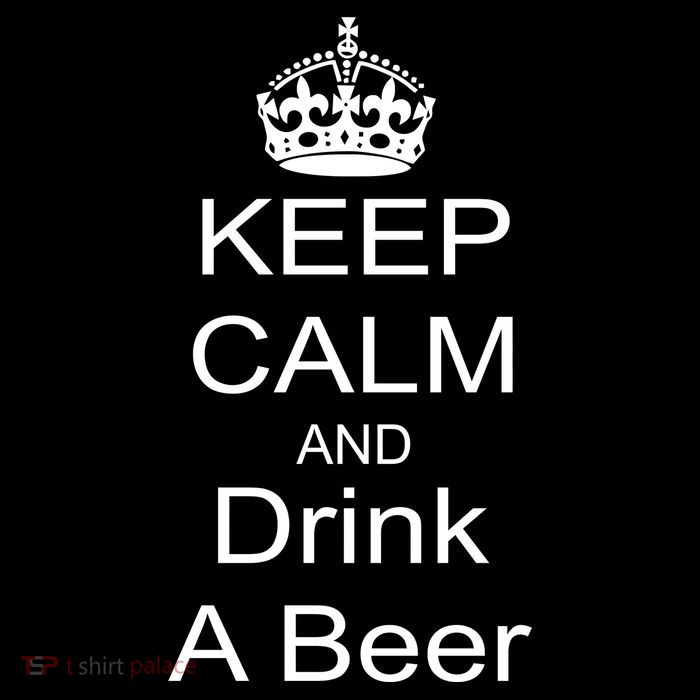 Keep Calm and Drink Beer Short Acrylic Beanie