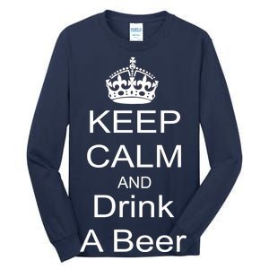 Keep Calm and Drink Beer Tall Long Sleeve T-Shirt