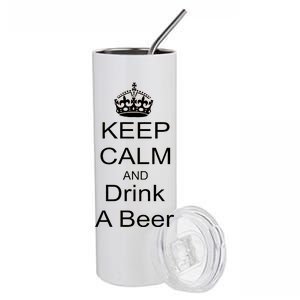 Keep Calm and Drink Beer Stainless Steel Tumbler