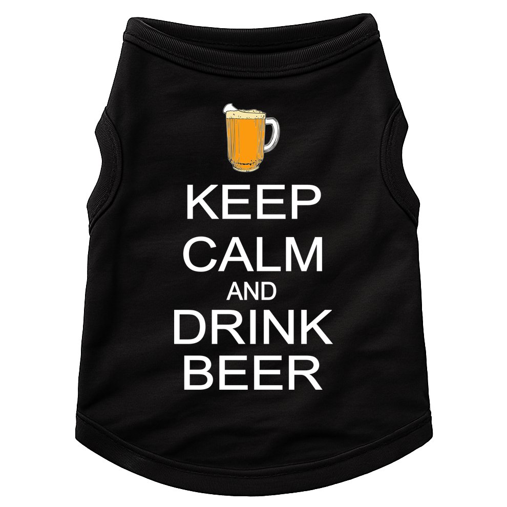 Keep Calm And Drink Beer Pitcher Doggie Tank