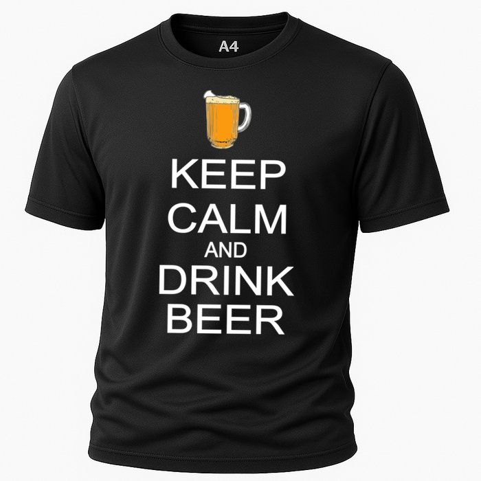 Keep Calm And Drink Beer Pitcher Performance Shirt