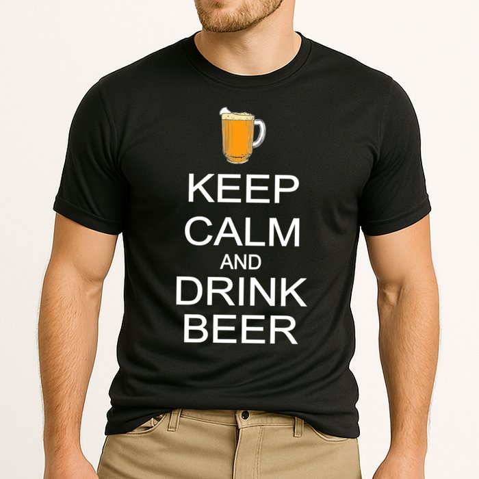 Keep Calm And Drink Beer Pitcher Performance Shirt
