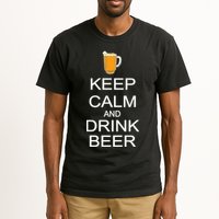 Keep Calm And Drink Beer Pitcher Tall T-Shirt