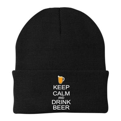 Keep Calm And Drink Beer Pitcher Beanie