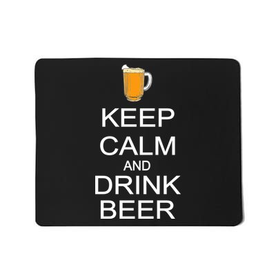Keep Calm And Drink Beer Pitcher Mousepad