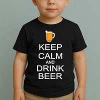 Keep Calm And Drink Beer Pitcher Toddler T-Shirt