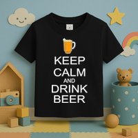 Keep Calm And Drink Beer Pitcher Toddler T-Shirt