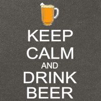 Keep Calm And Drink Beer Pitcher Cotton Canvas Backpack
