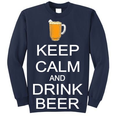 Keep Calm And Drink Beer Pitcher Sweatshirt