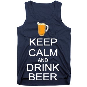 Keep Calm And Drink Beer Pitcher Tank Top