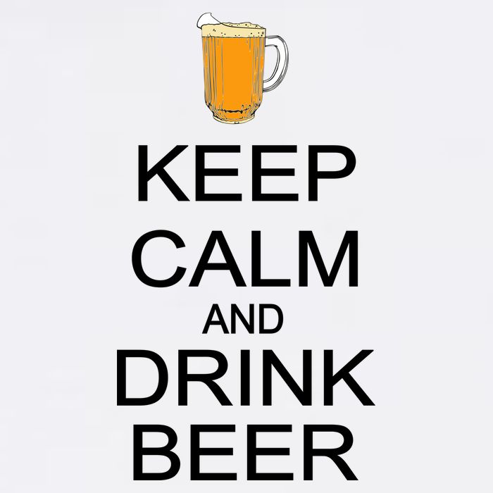 Keep Calm And Drink Beer Pitcher Garment-Dyed Sweatshirt