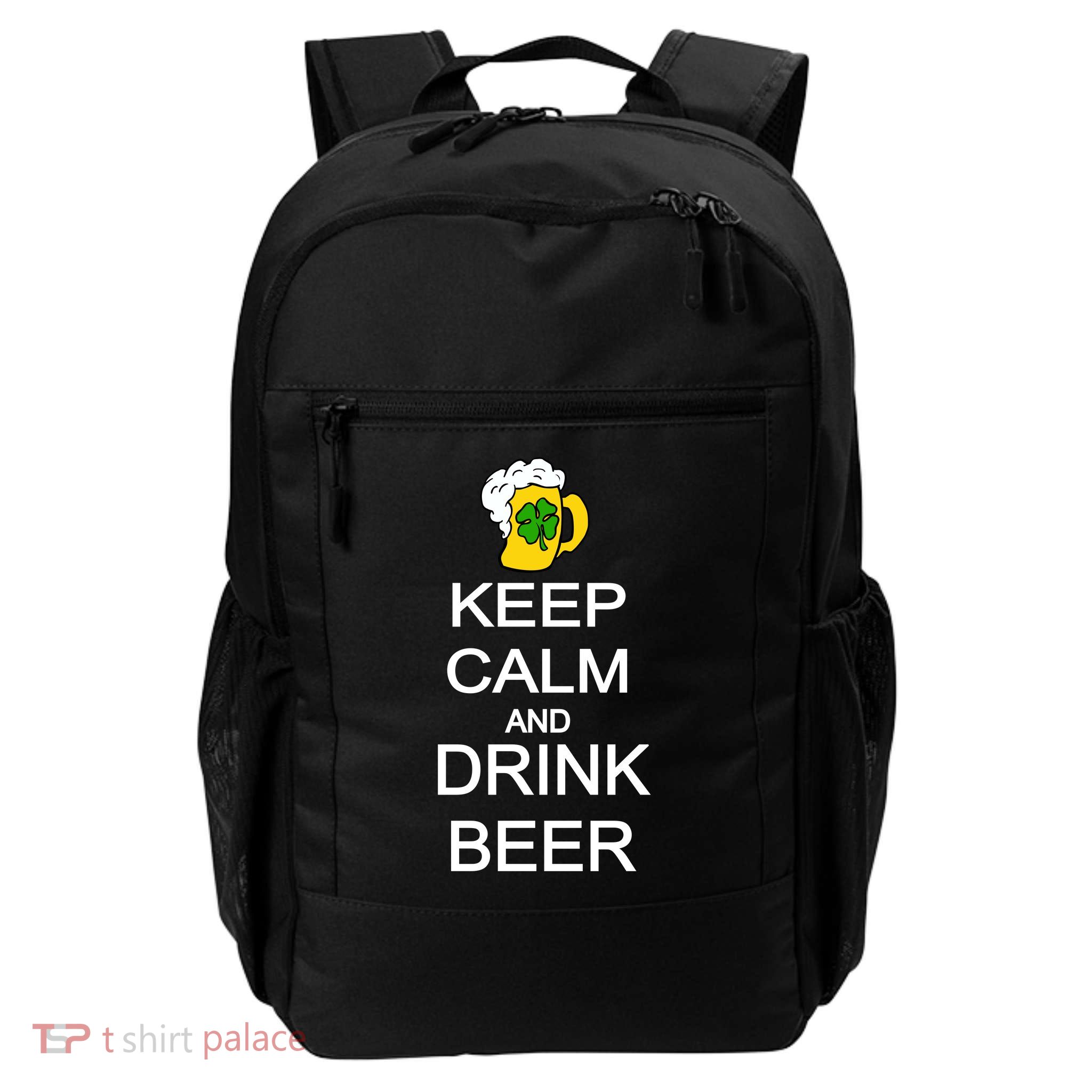 Keep Calm And Drink Beer St. Patrick's Day Backpack