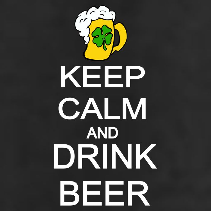 Keep Calm And Drink Beer St. Patrick's Day Adult Drive Performance Visor