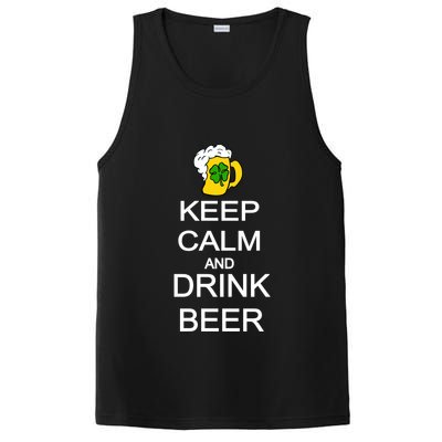 Keep Calm And Drink Beer St. Patrick's Day PosiCharge Competitor Tank