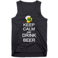 Keep Calm And Drink Beer St. Patrick's Day Tank Top