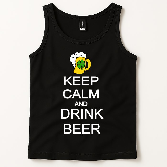 Keep Calm And Drink Beer St. Patrick's Day Tank Top