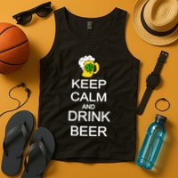 Keep Calm And Drink Beer St. Patrick's Day Tank Top