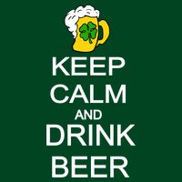 Keep Calm And Drink Beer St. Patrick's Day Cooling Performance Crew T-Shirt