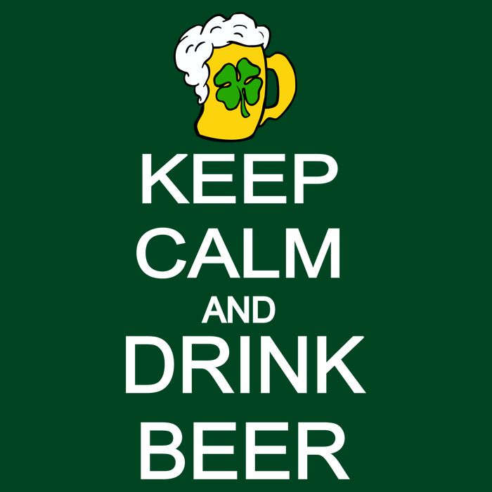 Keep Calm And Drink Beer St. Patrick's Day Cooling Performance Crew T-Shirt