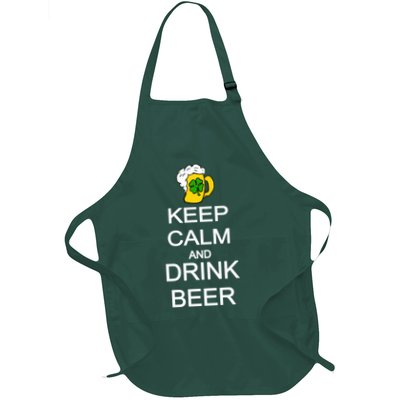 Keep Calm And Drink Beer St. Patrick's Day Apron