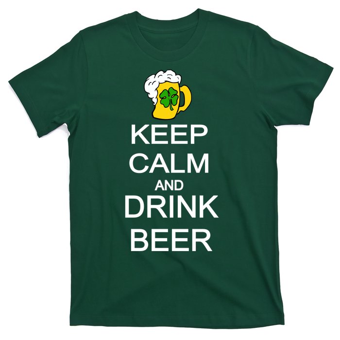 Keep Calm And Drink Beer St. Patrick's Day T-Shirt