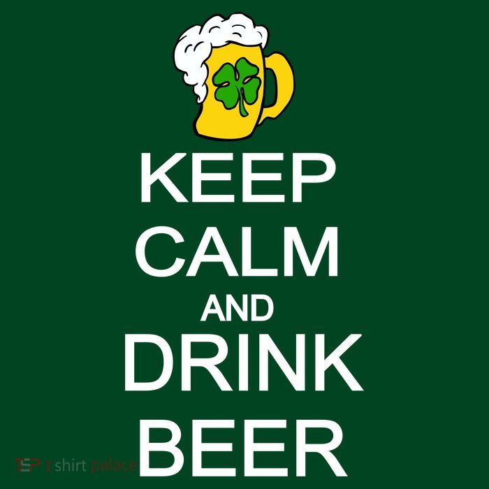 Keep Calm And Drink Beer St. Patrick's Day Mesh Reversible Basketball Jersey Tank
