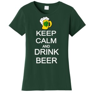 Keep Calm And Drink Beer St. Patrick's Day Women's T-Shirt