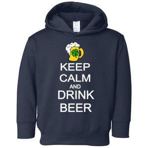 Keep Calm And Drink Beer St. Patrick's Day Toddler Hoodie