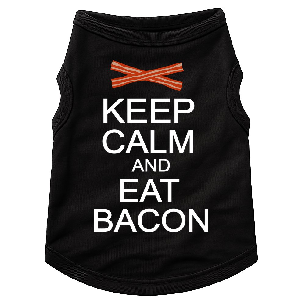 Keep Calm And Eat Bacon Doggie Tank