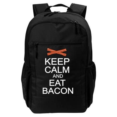 Keep Calm And Eat Bacon Backpack