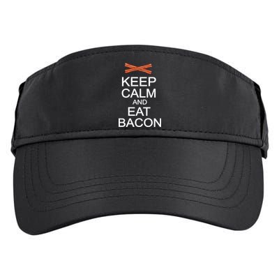 Keep Calm And Eat Bacon Adult Drive Performance Visor
