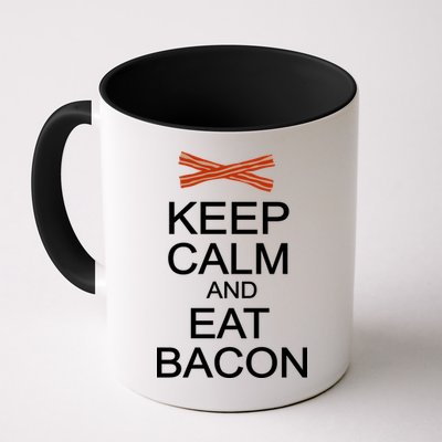 Keep Calm And Eat Bacon Mug