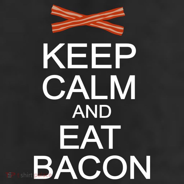 Keep Calm And Eat Bacon 11oz C Handle Ceramic Mug