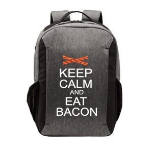 Keep Calm And Eat Bacon Vector Backpack