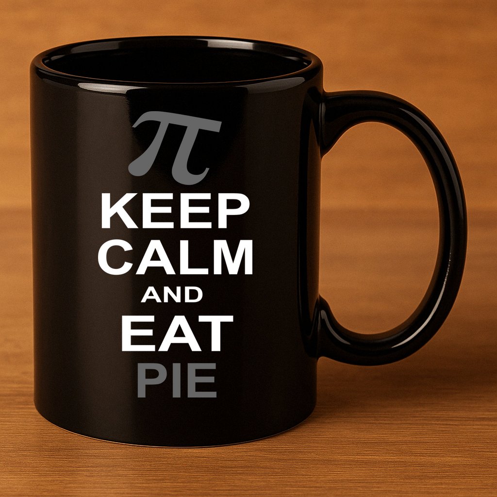 Keep Calm And Eat Pie 11oz C Handle Ceramic Mug