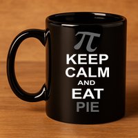 Keep Calm And Eat Pie 11oz C Handle Ceramic Mug