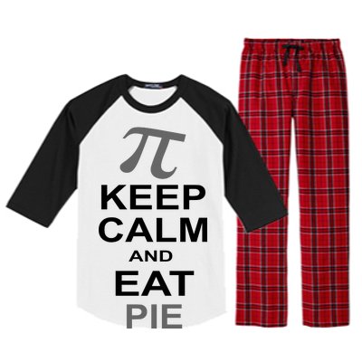 Keep Calm And Eat Pie Raglan Sleeve Pajama Set