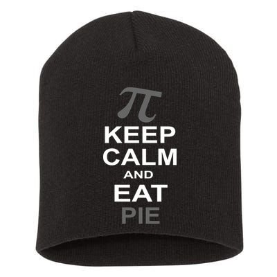 Keep Calm And Eat Pie Short Acrylic Beanie