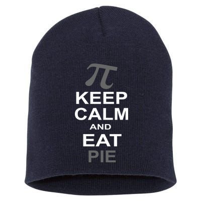 Keep Calm And Eat Pie Short Acrylic Beanie